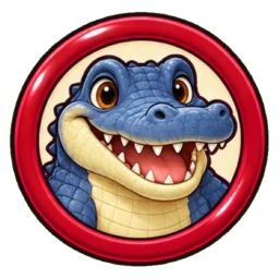 Crocodile medallion